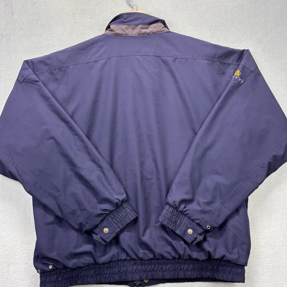 Vintage Tourney Gore Tex Windbreaker Jacket Mens XL Blue Full Zip/snap Gorpcore